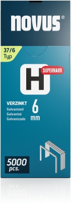 Capse Novus sarma subtire, H tip 37, super rezistente 6 mm, 5000 buc/cutie